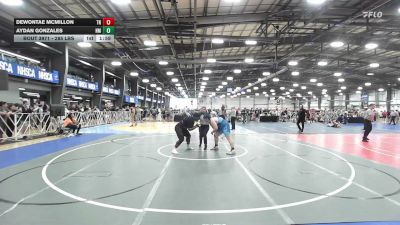 285 lbs Round Of 16 - Aydan Gonzales, NM vs Dewontae McMillon, TN