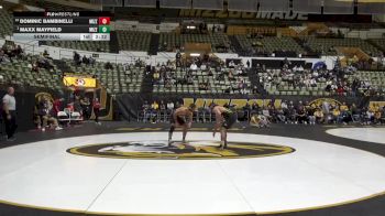 165 lbs Semifinal - Maxx Mayfield, Missouri vs Dominic Bambinelli, Missouri