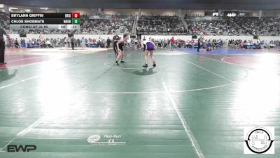 130 lbs Consi Of 32 #2 - Brylann Griffin, Bristow vs Chloe Shoemate, Moore JH