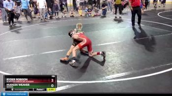 63 lbs Cons. Round 2 - Ryder Robison, Black Fox Wrestling Academy vs Hudson Weaver, Nevada