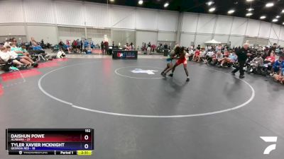 152 lbs Round 3 (8 Team) - Daishun Powe, Alabama vs Tyler Xavier Mcknight, Georgia Red