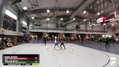 120 lbs Cons. Round 1 - Rosalie Silva, El Paso Wildcats Wrestling Club vs Rania Raman, Gracie Barra Westchase Wrestling Club