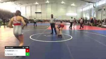 109 lbs Semifinal - Presley Anderson, Somar WC vs Alazaye Romero, Team FCA
