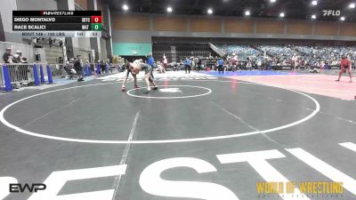 160 lbs Consi Of 4 - Diego Montalvo, Silvaback Training Center vs Race Scalici, Mat Demon Wrestling Club