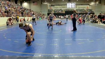 150 lbs Semifinal - Bronc Cash, Commerce Wrestling Club vs Elijah Mullinax, Woodland Wrestling