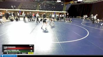 110 lbs Cons. Round 7 - Lincoln Wheelan, Waverly Area Wrestling Club vs Cain Rodgers, Iowa