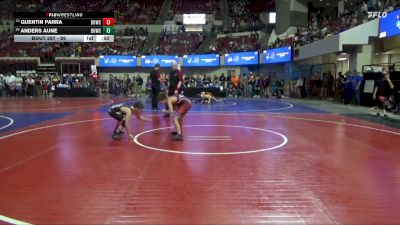 86 lbs Cons. Round 3 - Anders Aune, Glasgow Wrestling Club vs Quentin Parra, Worland Wrestling Club