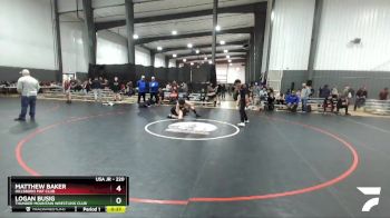 220 lbs 3rd Place Match - Matthew Baker, Hillsboro Mat Club vs Logan Busig, Thunder Mountain Wrestling Club