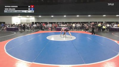 138 lbs Round Of 32 - Sophia Hodges, MD vs Erin Delling, MO
