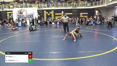 74 lbs Consy 2 - Mike Kiley, South Hills W.A. vs Nolan Valentic, Canon-McMillan