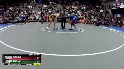 168-175 lbs Quarterfinal - Hunter Graham, Sedalia vs Brooks Nichols, California