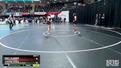 138G Cons. Round 2 - Macy Alander, Hydaburg Warriors vs Cynthia Stolz, Student Wrestling Development Program