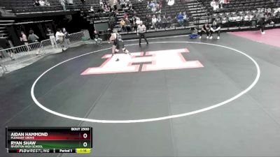 160 lbs Cons. Round 4 - Ryan Shaw, Riverton High School vs Aidan Hammond, Pleasant Grove