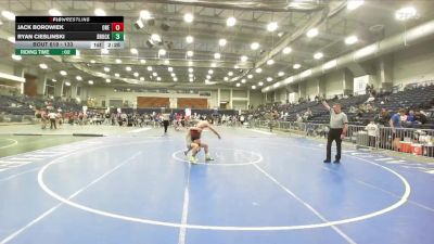 133 lbs Cons. Semi - Ryan Cieslinski, Brockport vs Jack Borowiek, Oneonta State