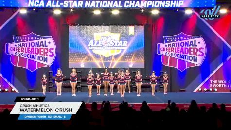 Crush Athletics - Watermelon Crush [2025 L1 Youth - D2 - Small - B Day 1] 2025 NCA All-Star National Championship