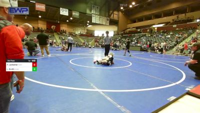 61 lbs 3rd Place - Parker Ledbetter, North DeSoto Wrestling Academy vs Lucas Smith, Team Conquer Wrestling