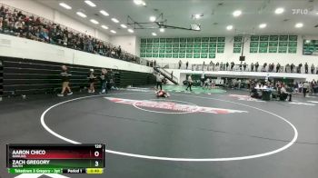 120 lbs Cons. Round 3 - Zach Gregory, South vs Aaron Chico, Rawlins