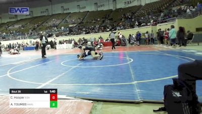 118 lbs Round Of 16 - Caylin Hooper, Edmond North vs AVA TOUMBS, MARLOW OUTLAWS JH