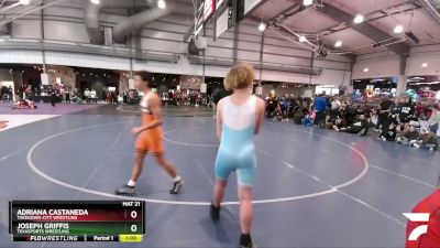 140 lbs Round 2 - Joseph Griffis, Texasports Wrestling vs Adriana Castaneda, Takedown-City Wrestling