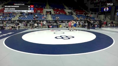 190 lbs Cons. Rd Of 64 - Ryland Basinger, CO vs Zeke Lehrke, WI