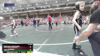 46 lbs Cons. Round 2 - Liam Dunbar, Brawlers vs Waylon Hartmann, South Central Punishers