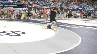 88 lbs Champ. Rd Of 32 - Lynkoln Hammond, Indiana vs Levi Charles, Iowa