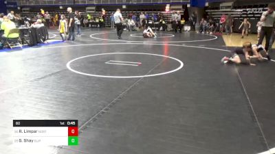 60 lbs Consi Of 16 #2 - Ryder Limpar, Northampton vs Gage Shay, Slippery Rock