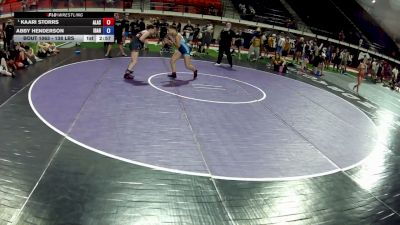 155 lbs Quarters - Kaari Storrs, Alaska vs Abby Henderson, Idaho