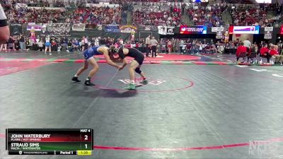 Quarterfinal - John Waterbury, Plains / Hot Springs vs Straud Sims, Malta / Whitewater