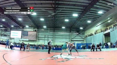 138 lbs 3rd Place Match - Andre Hernandez, West Wendover vs Kaycen Stewart, Battle Mountain