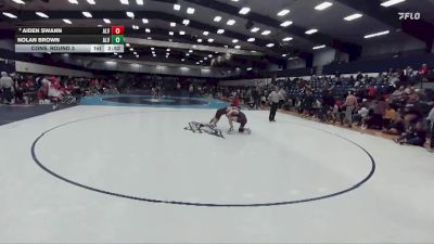141 lbs Cons. Round 3 - Aiden Swann, Alvernia vs Nolan Brown, Alvernia