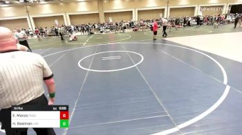 157 lbs Final - Evan Manzo, Engage vs Henry Baalman, Livermore Elite WC