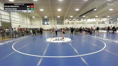 100 lbs Quarterfinal - Dylan Frechette, Mayo Quanchi WC vs Treydan Beam, Wolfgang Wrestling Academy