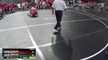 95 lbs Round 3 (6 Team) - Austin Toscano, Team Texas Red vs Kaleb LeWallen, Kentucky