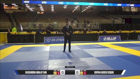 SOPHIA BUSCH ESQUIO vs KASSANDRA IMALAY SAN 2025 Pan Jiu Jitsu IBJJF Championship
