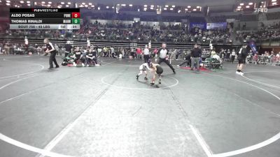 45 lbs Consi Of 16 #2 - Aldo Posas, Power Half Wrestling Academy vs Thomas Rinaldi, Mahwah