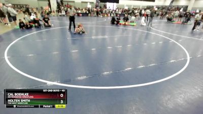 45 lbs Semifinal - Holten Smith, The Best Wrestler vs Cal Boehlke, No Nonsense Wrestling