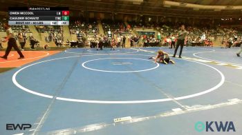 60 lbs Final - Owen McCool, Elgin Wrestling vs Caulder Schultz, Team Tulsa Wrestling Club