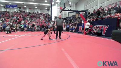 46 lbs Semifinal - Angelo Ponce, South Central Punisher Wrestling Club vs Kyngzleigh Ballard, Team Conquer Wrestling