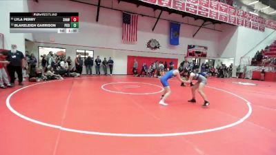 JH 102 lbs Champ. Round 2 - Lyla Perry, SHAWNEE vs Blakeleigh Garrison, PIEDMONT