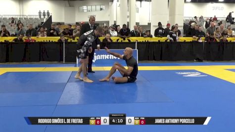 James Anthony Porcello vs Rodrigo Simões L. De Freitas 2025 World IBJJF Jiu-Jitsu No-Gi Championship