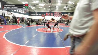 128 lbs Quarterfinal - Elias Gutierrez, Braveheart WC vs Raymond Contreras, Deep Waters Wrestling
