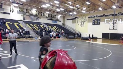 126 lbs Round 3 (3 Team) - Andre Moyron, Carrollton Creekview vs Santiago Maldonado, Lewisville The Colony