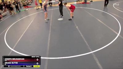 215 lbs Cons. Round 1 - Joseph Bruggeman, MN vs Drake Buthe, IA