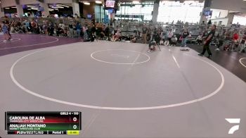 110 lbs Cons. Round 2 - Carolina De Alba, Takedown-City Wrestling vs Analiah Montano, Hornet Wrestling Club