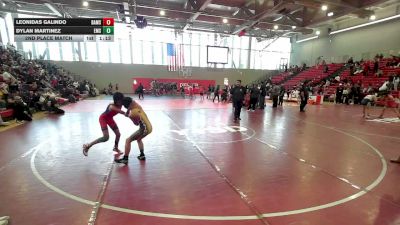 94 lbs 2nd Place Match - Dylan Martinez, Eastwood Middle vs Leonidas Galindo, Bel Air Middle