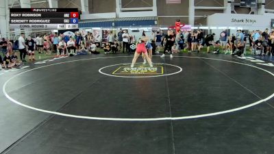 120 lbs Cons. Round 3 - Roxy Robinson, Arizona vs Serenity Rodriguez, California