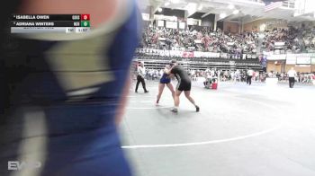 235 lbs Quarterfinal - Adriana Winters, Norton Community HS vs Isabella Owen, Gypsum-Southeast Of Saline HS