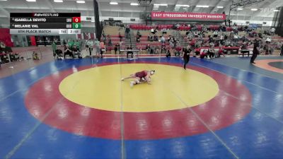 124 lbs 5th Place Match - Melanie Val, Cedar Crest vs Isabella Devito, Lock Haven University