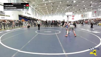 113 lbs Champ. Round 1 - Levi Goldin, School Of Grappling vs Calvin Manning, Club Not Listed
